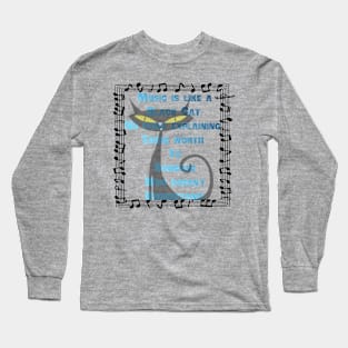 Cats and music Long Sleeve T-Shirt